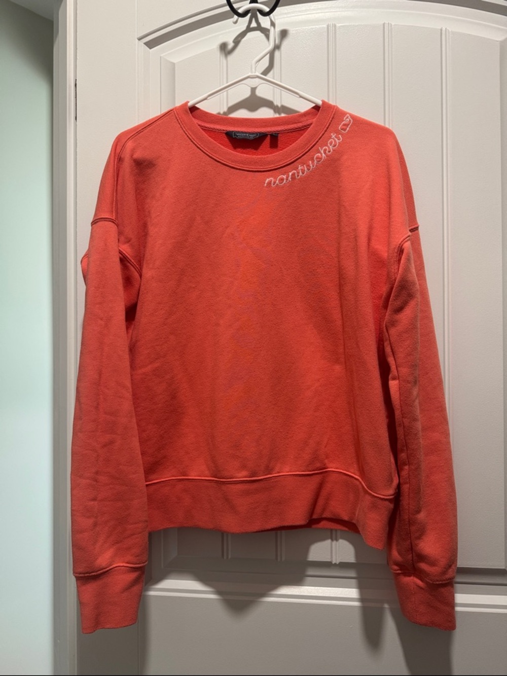 Vineyard Vines Coral Crewneck Sweatshirt